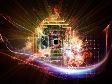 Teknoloji soyutlama arka plan