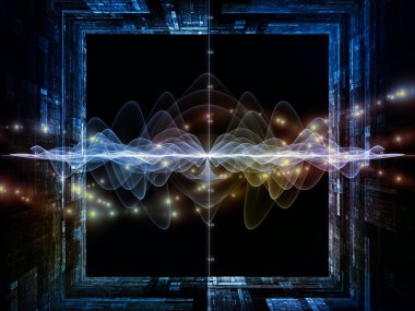 Salınım grafik arka planı