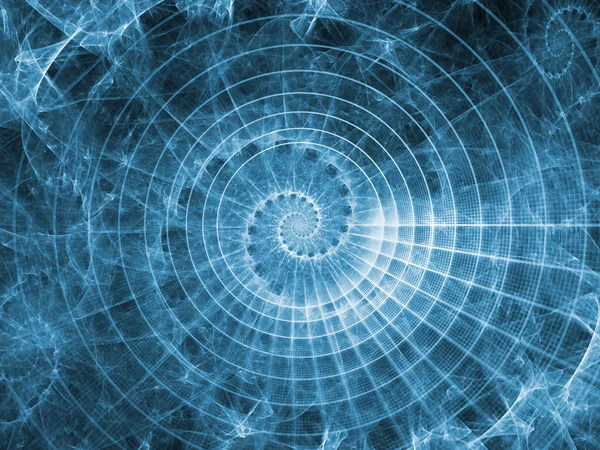 Visualization of Spiral Pattern — Stock Photo, Image