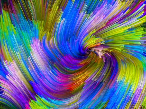Energie van kleur Vortex — Stockfoto