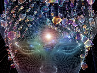 Zihin kristal arka plan