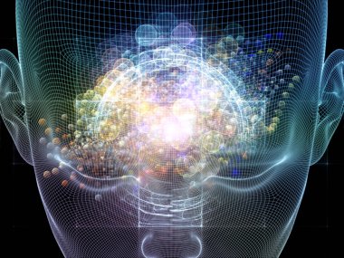 Zihin dalgalar arka plan