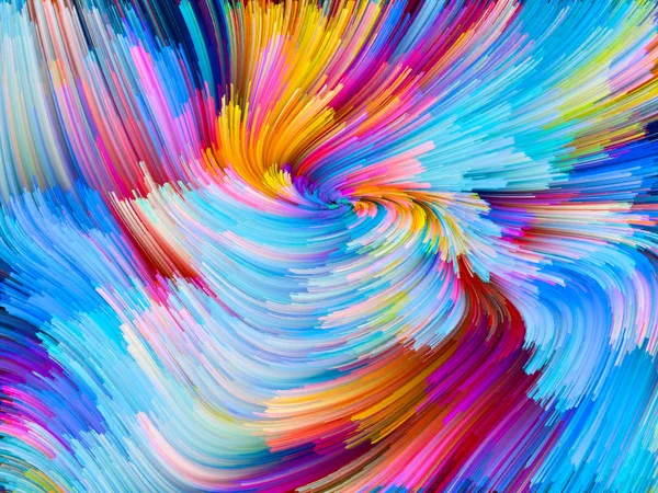 Conceptual Color Vortex — Stock Photo, Image