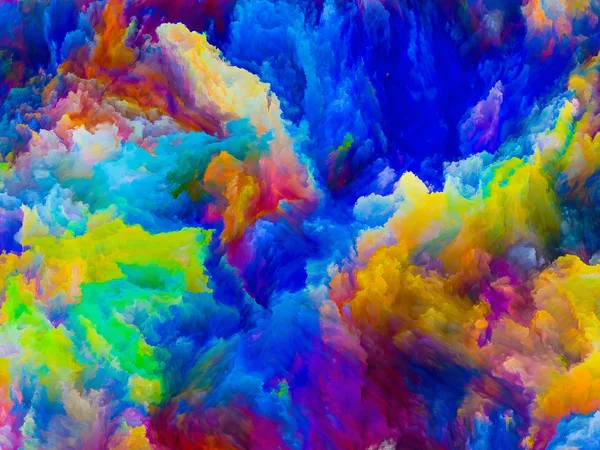 Цифрове життя кольорів — стокове фото