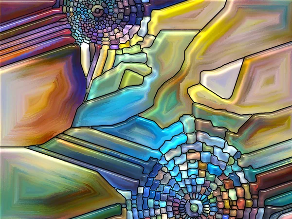 Toward Digital Stained Glass — Stock Photo, Image