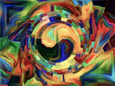 Renkli parçalanma arka plan