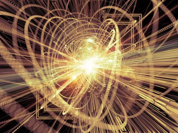 Patlayan dalga parçacık — Stok fotoğraf