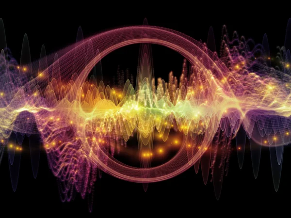 Conceptual Sound Wave — Stock Photo, Image