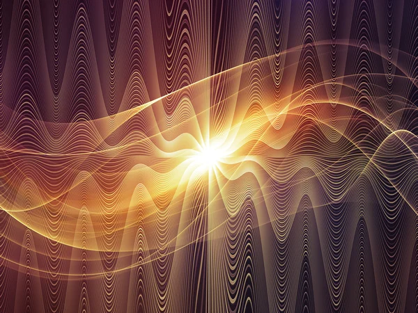 Toward Digital Light Waves — Stock Photo, Image