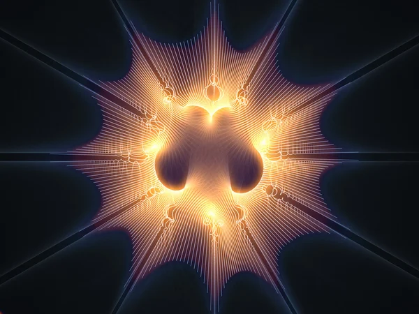 그리드 라인의 에너지 — 스톡 사진