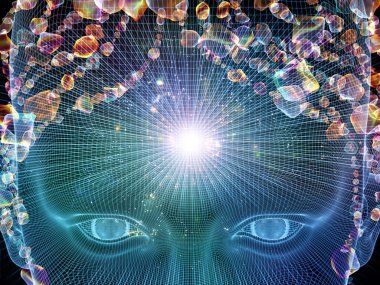 Zihin kristal arka plan