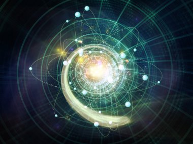 Atom kompozisyon arka plan