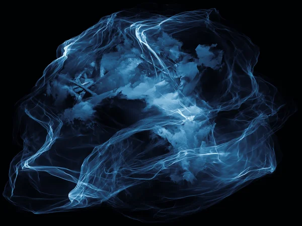 Віртуальний розум частинок — стокове фото