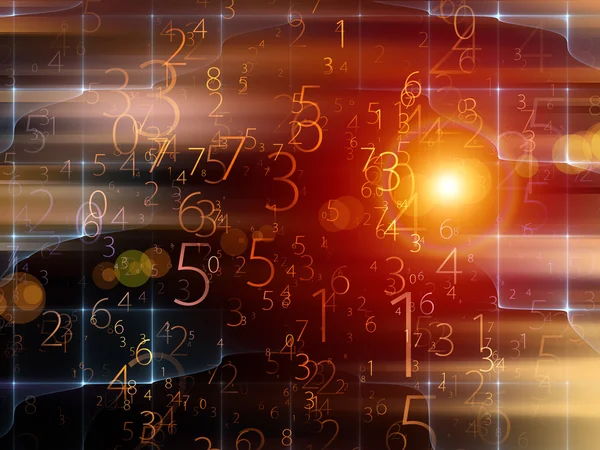 Number Composition background — Stock Photo, Image