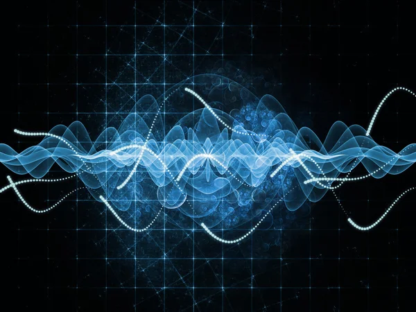 Virtual Sine Waves — Stock Photo, Image