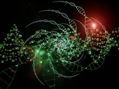 DNA sarmalının arka plan