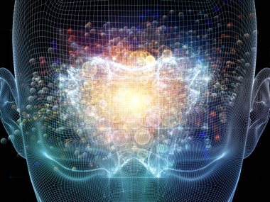 Zihin dalgalar arka plan