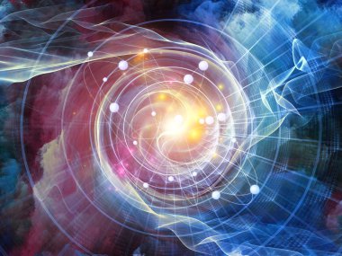 Atom kompozisyon arka plan