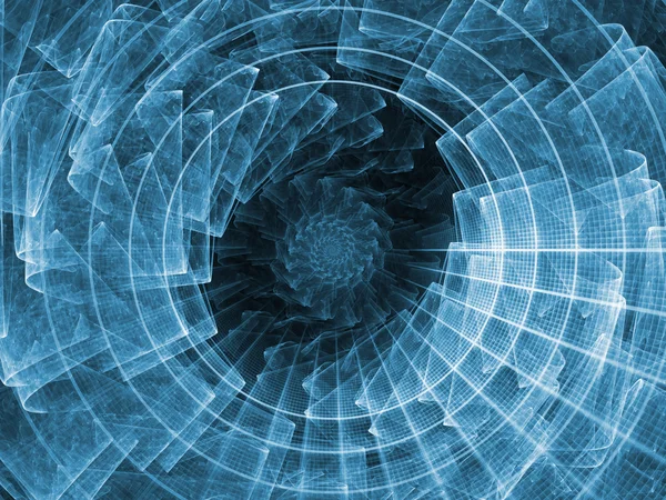 Virtual Spiral Pattern — Stock Photo, Image