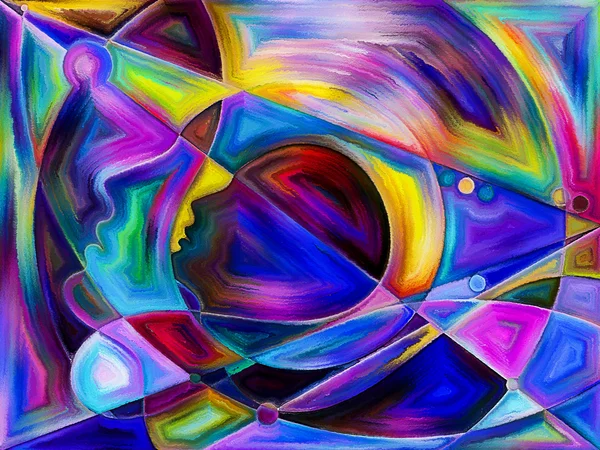 Boyalı algı arka plan