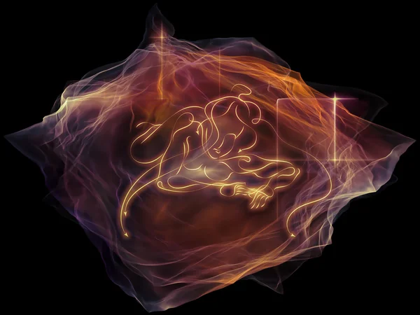 마음 입자의 레이어 — 스톡 사진