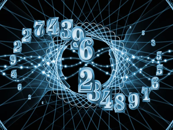 Conceptual Numbers background — Stock Photo, Image