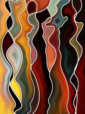 Kadın eğrileri arka plan