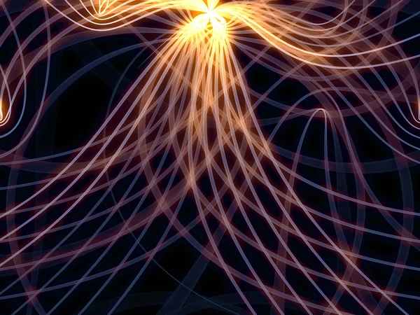 그리드 라인의 에너지 — 스톡 사진