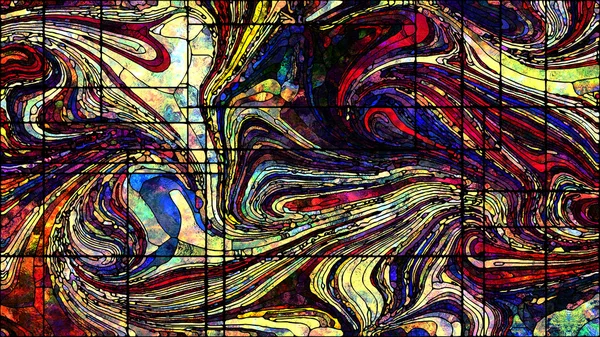 Stained Glass Pattern — Stock Photo, Image