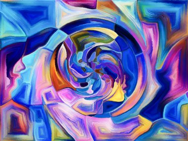 Canlı parçalanma arka plan