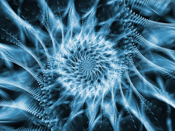 Energia do padrão espiral — Fotografia de Stock