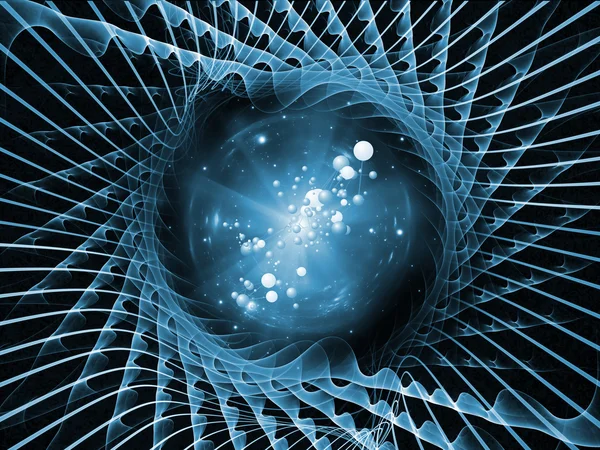 Synergien von Atomen — Stockfoto
