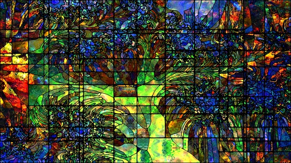 Virtual Stained Glass — Stock Photo, Image