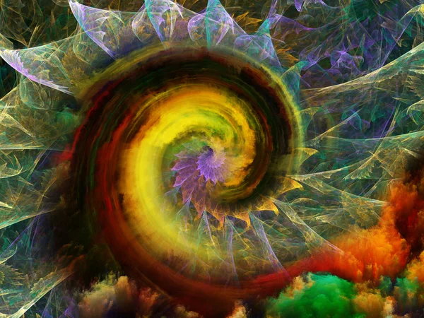 Science Visualisation en spirale — Photo