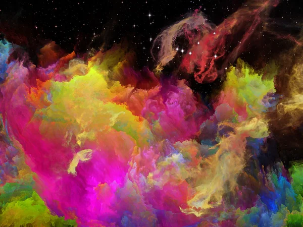 Colorful Space Nebula — Stock Photo, Image