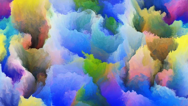 Patroon en kleurrijk schilderij — Stockfoto