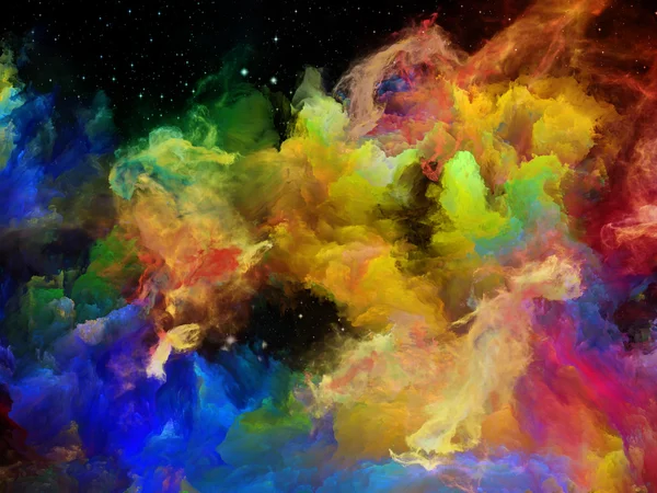Renkli alanı ve Bulutsusu — Stok fotoğraf