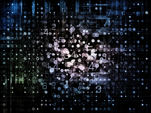 Graficzny numerów i elementy projektu — Zdjęcie stockowe