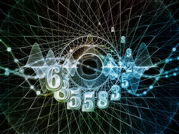 Inner Life of Numbers — Stock Photo, Image