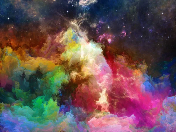 Colorful nebula space — Stock Photo, Image