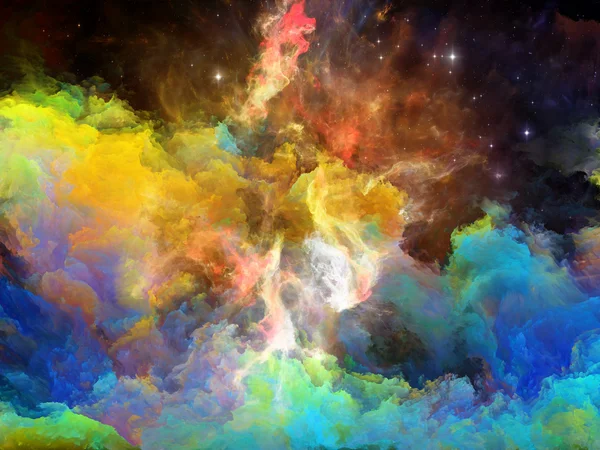 Colorful nebula space — Stock Photo, Image