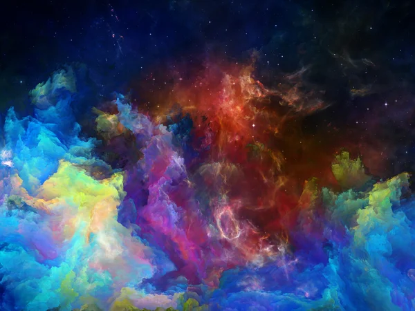 Colorful nebula space — Stock Photo, Image