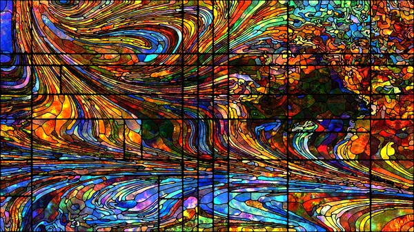 Virtual Stained Glass — Stock Photo, Image