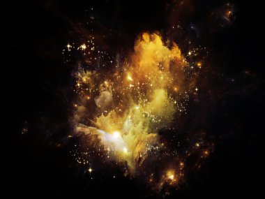 Bulutsusu bilim arka plan