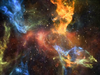 Evren soyutlama arka plan