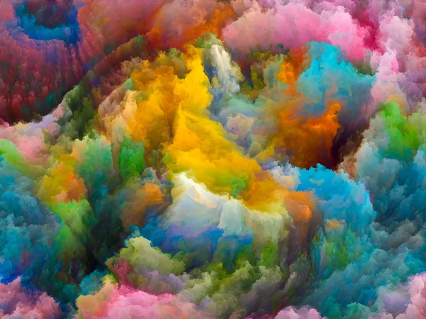 Виртуальная жизнь цвета — стоковое фото