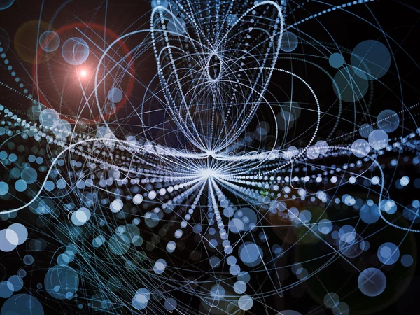 Sinerji dalga parçacık — Stok fotoğraf