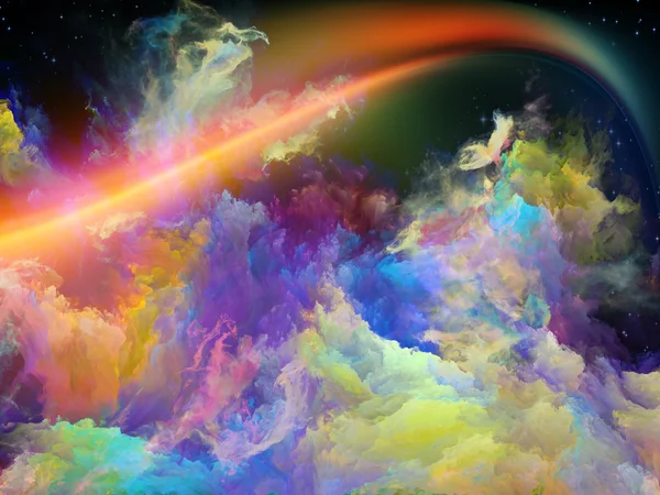 Nebulosa Espacial Acidental — Fotografia de Stock