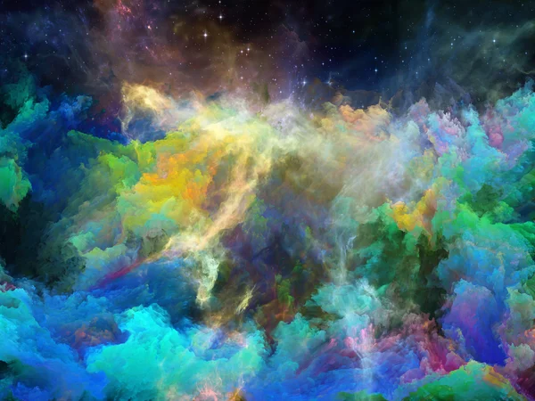 Elegantie van ruimte Nebula — Stockfoto