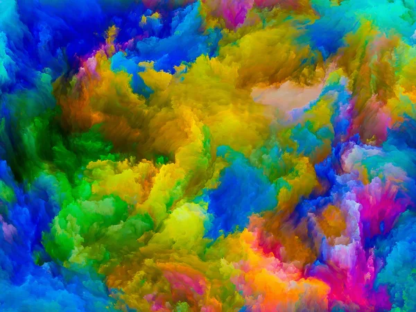 Fundo de cores numéricas — Fotografia de Stock